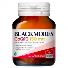 BLACKMORES  心脏辅酶Q10 150mg30粒 Coq10 150mg 30c