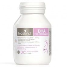 Bio island 孕妇海藻油DHA 60粒 DHA for Pregnancy 60 Softgel Capsules