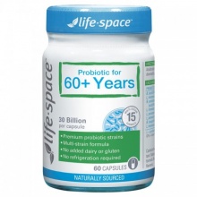 Life space 60+ Probiotic 老年益生菌 60粒