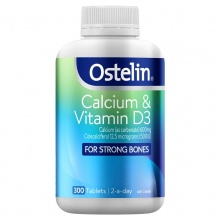 Ostelin 钙+维D3 300片 Calcium & Vitamin D3 - Calcium & Vitamin D