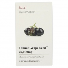 Unichi 葡萄籽 Unichi Tannat Grape Seed 60 Capsules