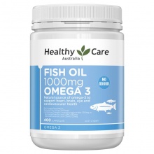 Healthy Care Fish Oil 1000mg OMEGA 3 无腥鱼油 400 CAPSULES