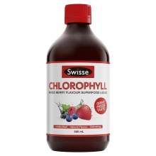【23年12月】SW叶绿素液梅子口味 Swisse Chlorophyll 500ml