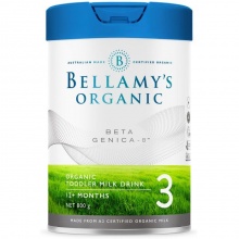 贝拉米白金版有机A2婴儿奶粉三段 800g Bellamy s Organic Beta Genica-8 Range Step 3