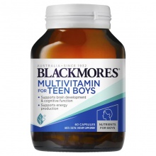 BLACKMORES青少年男性男生补脑片 60粒  Multivitamin for Teen Boys 60 Capsules