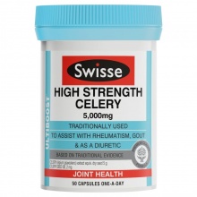 SWISSE 西芹籽芹菜籽精华胶 ULTIBOOST HIGH STRENGTH CELERY 50 Tablets