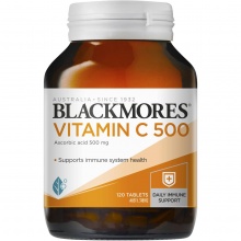 BLACKMORES 维生素C 500mg 120粒Vitamin C 500 Tablets 120 pack