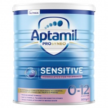 Aptamil 爱他美HA适度水解半水解奶粉 Prosyneo Sensitive Baby Infant Formula Formulated For Tolerance From Birth to 12 Months 900g