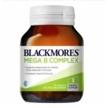 BLACKMORES Mega B Complex 75 Tablets 维生素B族 75粒