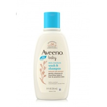 Aveeno baby wash & shampoo 洗护二合一浅蓝236ml