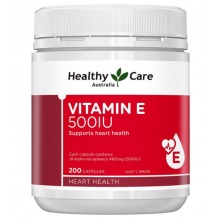 Healthy Care Vitamin E 500IU 维生素E 200 Capsules 