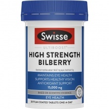 Swisse High strength Bilberry 30 Tablets 蓝莓护眼片 30片