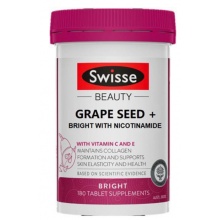 Swisse烟酰胺葡萄籽plus 180 Tablets Grape Seed Bright with Nicotinamide