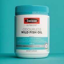 Swisse odourless fish oil 1000mg 无腥鱼油 400 Capsules