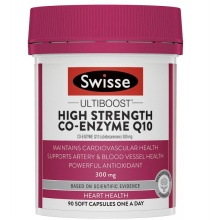 Swisse High Strength Co-Enzyme Q10 300mg 90 Capsules