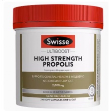 Swisse 高浓度蜂胶胶囊 2000mg Ultiboost High Strength Propolis 210c