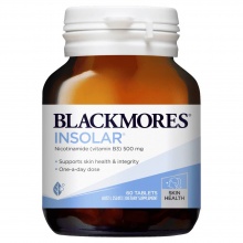 BLACKMORES 烟酰胺焕白修护精华片60粒 Blackmores Skin Health Insolar 60c