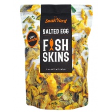 The Snak Yard Salted Egg Fish Skins 咸蛋黄鱼皮 145g