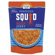 Sea Temple Snacks 辣鱿鱼丝Spicy Shredded Squid 320g