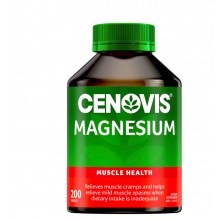 Cenovis 镁片200粒装Magnesium Tablets Muscle Health Supplement 200 Pack