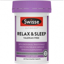 Swisse解压睡眠片60粒装 Ultiboost Relax and Sleep 60 Tablets