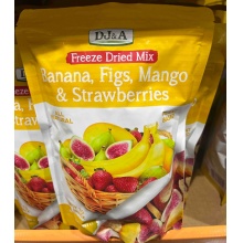 DJ&A 香蕉芒果草莓干 200g Freeze Dried Mix Banana Figs Mango   Strawberries
