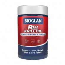 Bioglan 双倍红磷虾油 Red Krill oil double strength 1000mg 60 soft capsules