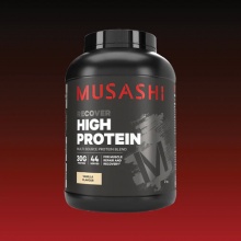 MUSASHI 没啥事高蛋白蛋白粉香草味 2kg Recover HIGH PROTEIN Vanilla flavour