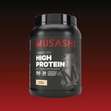 MUSASHI 没啥事高蛋白蛋白粉香草味 900g Recover HIGH PROTEIN Vanilla flavour