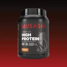 MUSASHI 没啥事高蛋白蛋白粉咸味焦糖味 900g Recover HIGH PROTEIN Salted Caramel Flavour