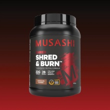 MUSASHI 没啥事燃脂塑性蛋白粉巧克力味 900g Shred Burn Chocolate Flavour