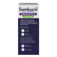 Sambucol Cold Flu Cough 感冒流感咳嗽小黑果黑接木成人 250ml