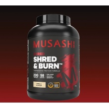 MUSASHI 没啥事燃脂塑性蛋白粉香草味 2kg Shred Burn Vanilla Flavour